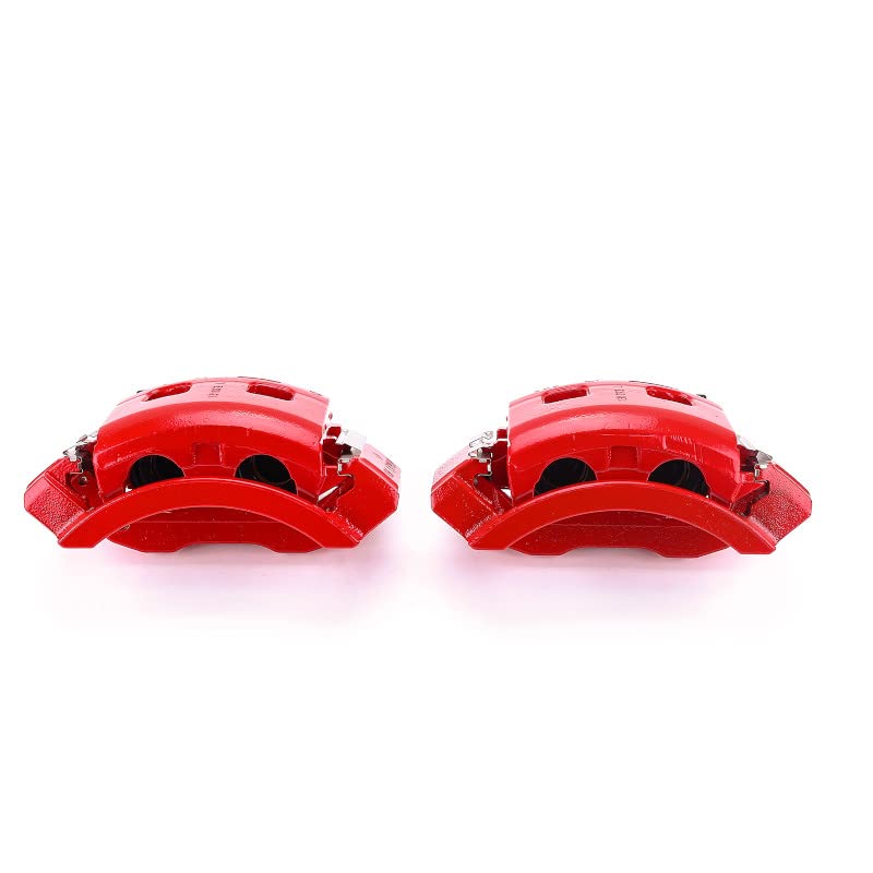 Power Stop S4762A Powder Coated Front Caliper Pair For Dodge Ram 1500 2000-2001 [Model Specific]