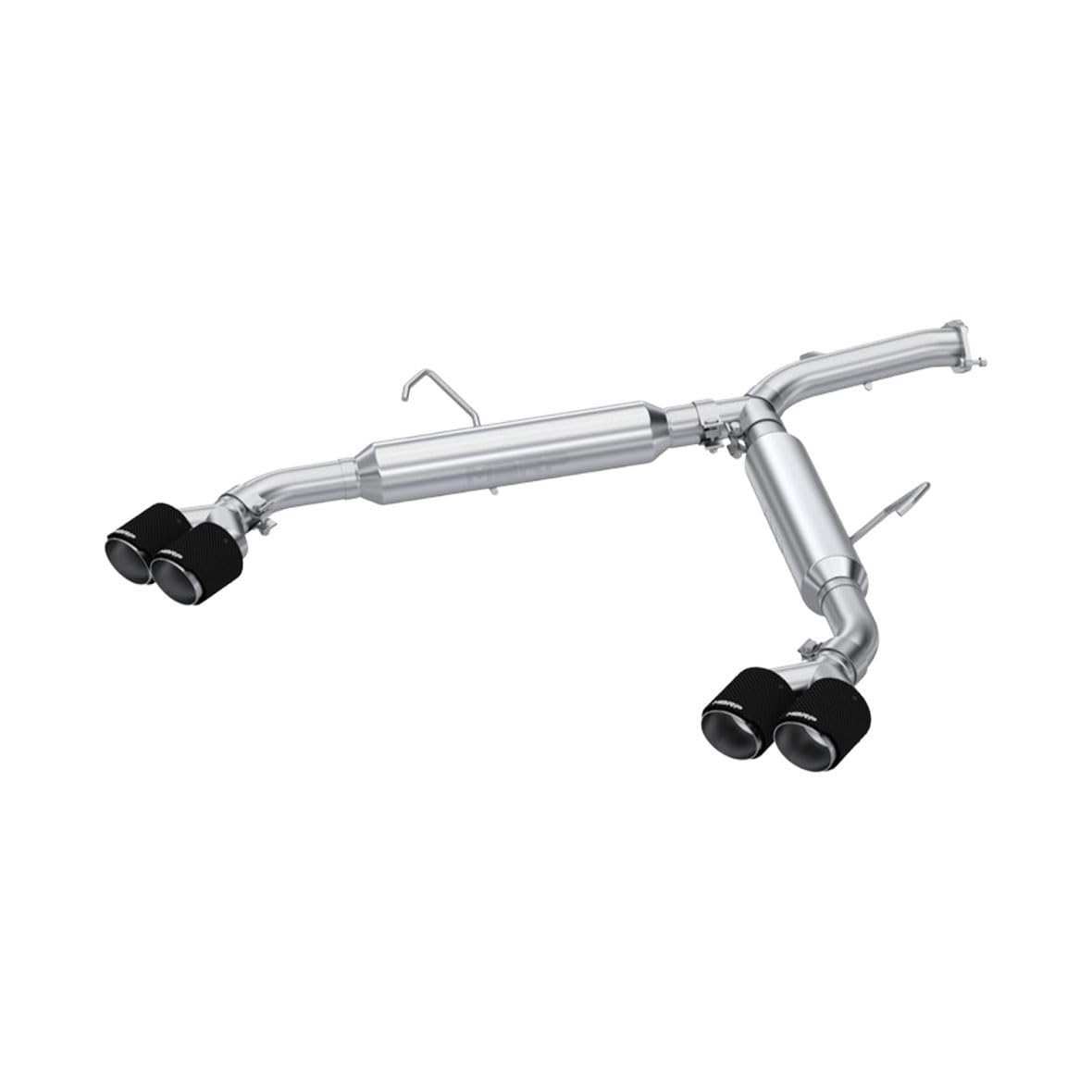 2022-2023 Kia Forte GT MBRP 1.6L Turbo2.5in Axle-Back Dual Split Rear w/Quad Carbon Tips