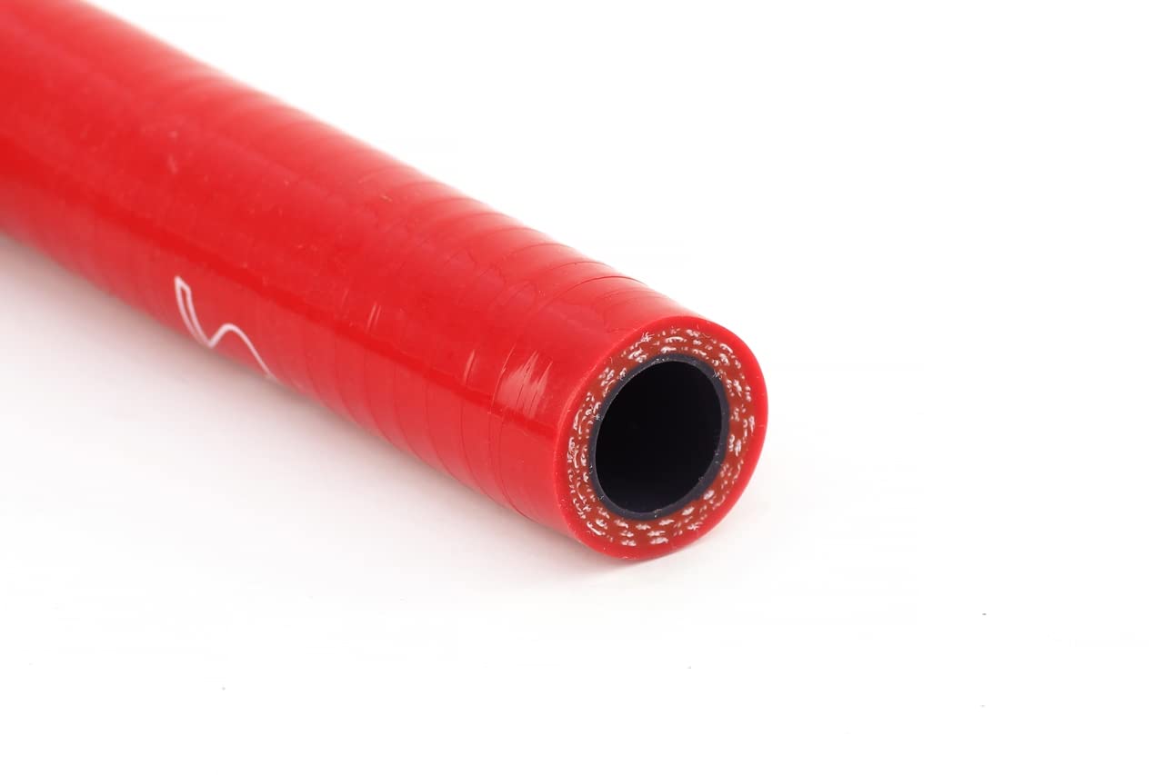 Red Silicone HPS Performance Breather Hose Kit Compatible for 1995-1998 Nissan Skyline GTR R33 RB26DETT Twin Turbo, 57-2134-RED