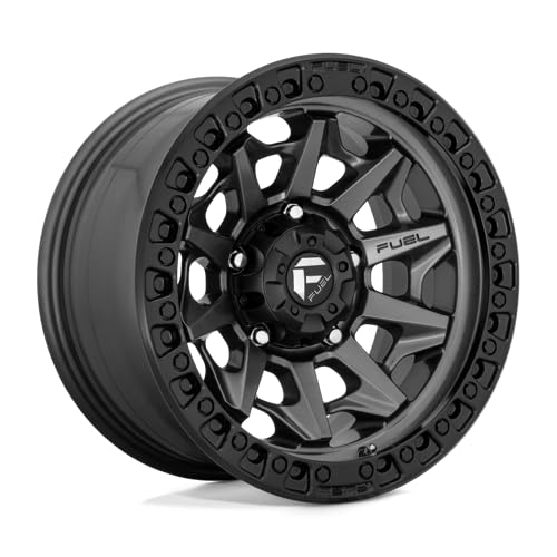 FUEL OFF-ROAD 15X8 COVERT 5X4.5 3.75-19mm MATTE GUN METAL BLACK BEAD RING - D71615806537
