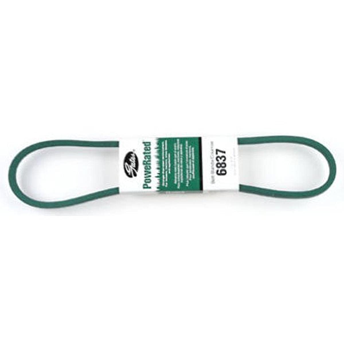 PoweRated Gates 6837 Medium Horse-Power FHP V-Belt, Green