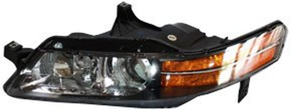 Left TYC Headlight Assembly Compatible with 2004-2005 Acura TL