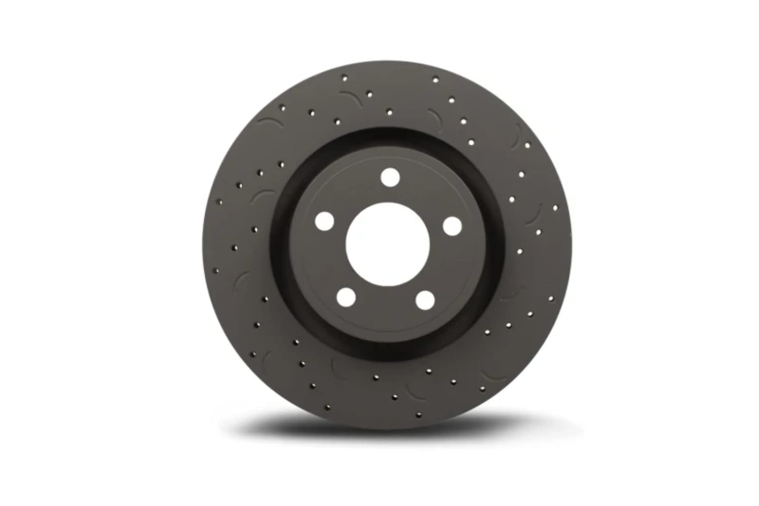 Hawk Performance Talon Cross-Drilled and Slotted Vented Rotor, 11.57 in. diameter, 2.23 in. Height