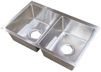 DOUBLE BOWL SINK 27X16X7
