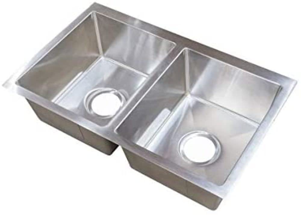 DOUBLE BOWL SINK 27X16X7