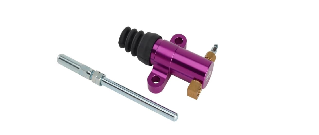 External McLeod Slave Cylinderer Universal Aluminum. Red Anadized (139006)