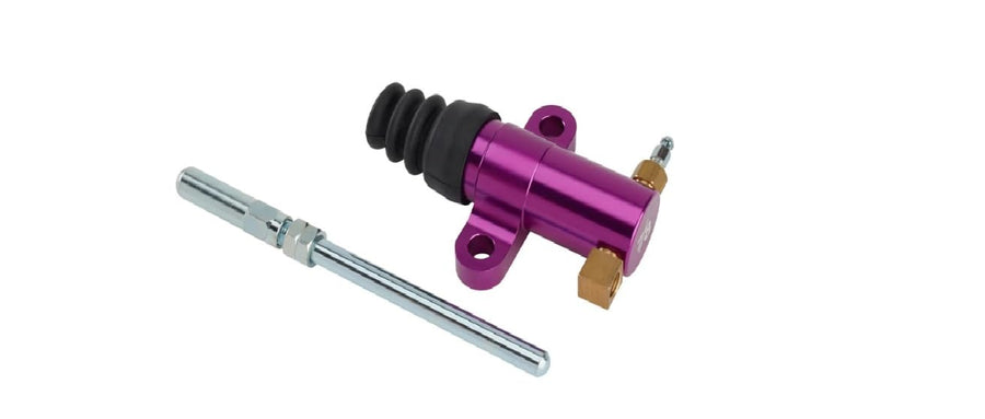 External McLeod Slave Cylinderer Universal Aluminum. Red Anadized (139006)