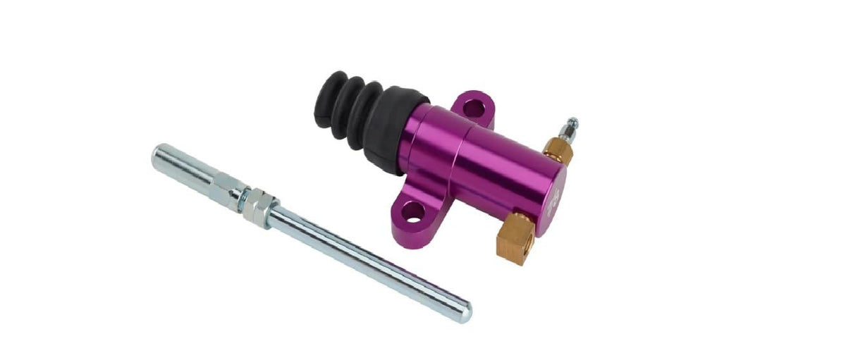 External McLeod Slave Cylinderer Universal Aluminum. Red Anadized (139006)