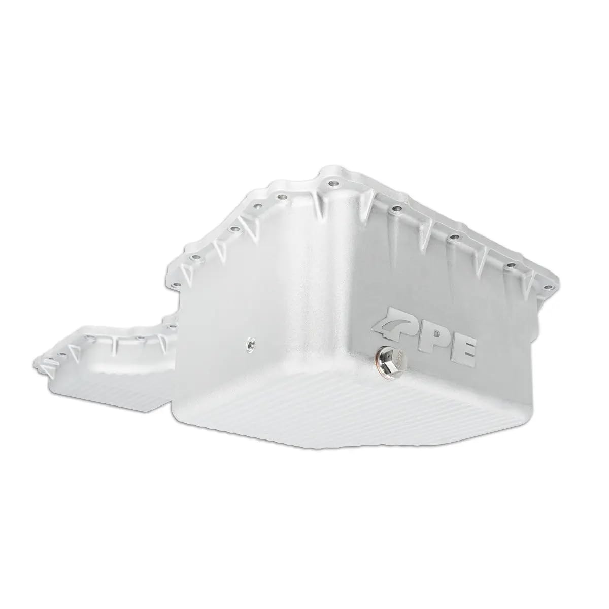 Heavy Duty PPE Deep High Capacity Aluminum Engine Oil Pan 114053120 Compatible with 2020-2024 GM 6.6L Duramax Diesel (Raw)