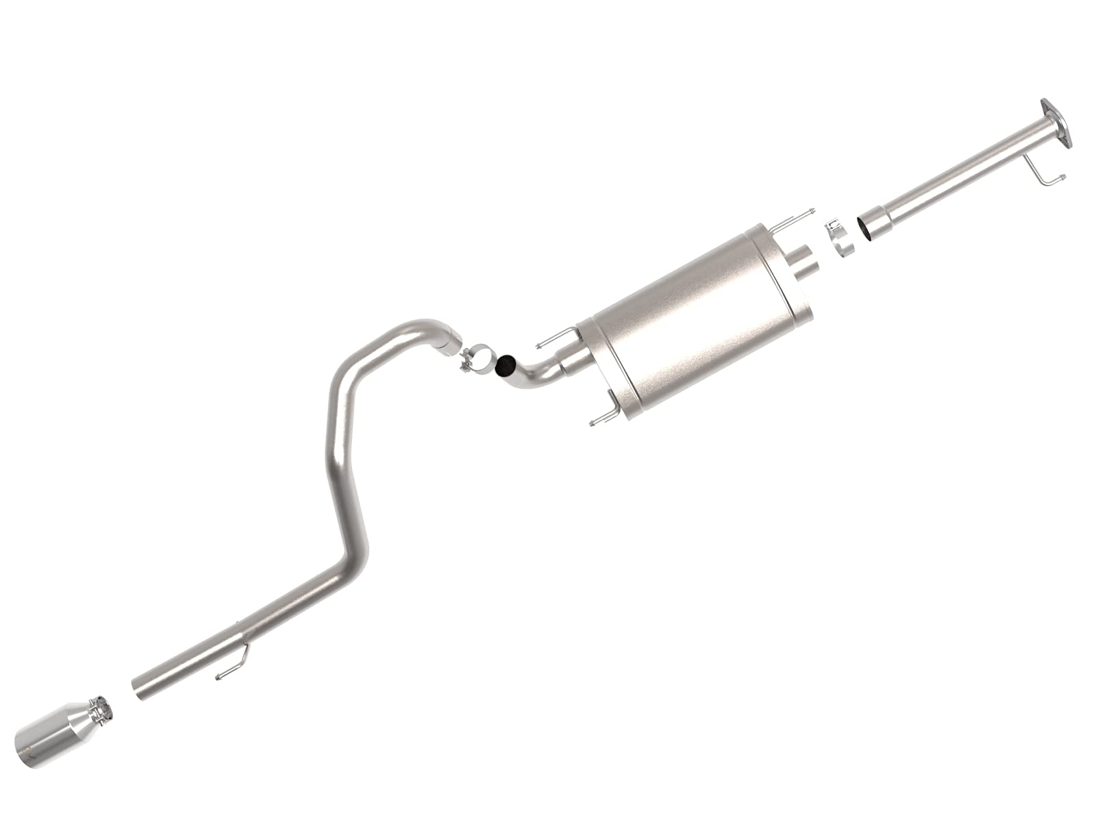 Vulcan Series aFe POWER 49-36048-P 2-1/2 IN 304 Stainless Steel Cat-Back Exhaust System w/Polished Tip, fits Lexus GX 460 10-21 V8-4.6L