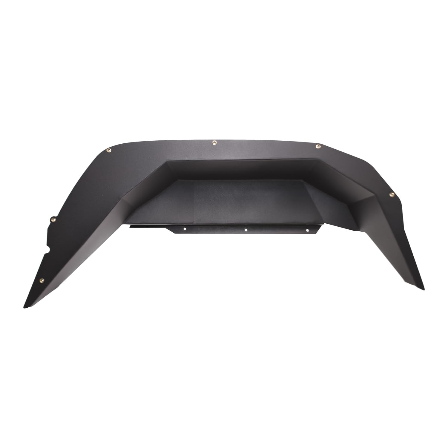 TrailFX Fender Well Liners Set of 2 Fits Jeep Gladiator JT 2020-2025 Black Powder Coated Liners Aluminum with Mounting Hardware TrailFX JL010RI
