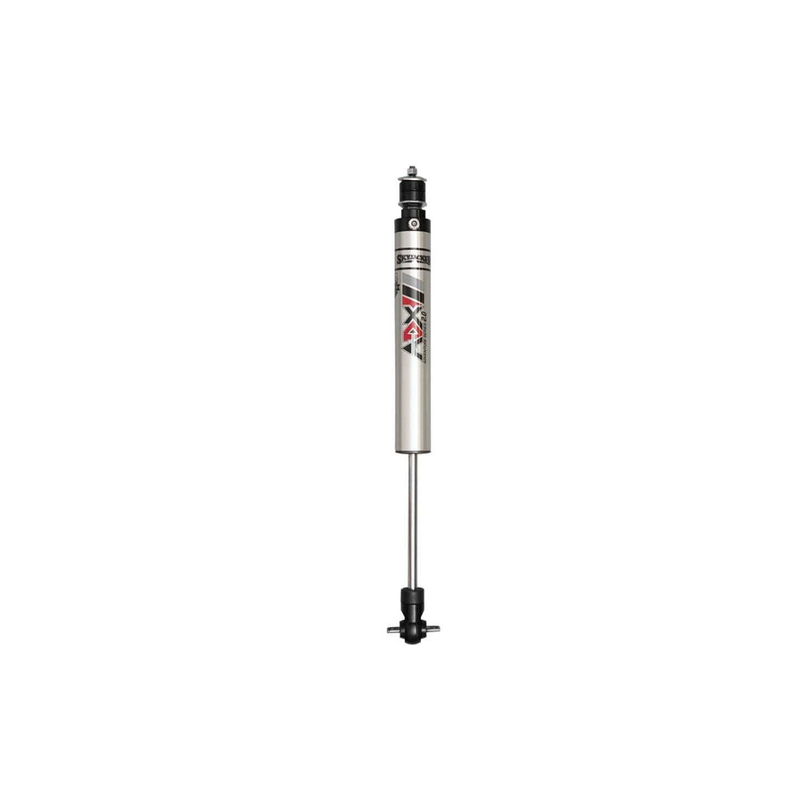 Skyjacker Monotube Shock, 15.8 in Compressed / 24.7 in Extended, Front, Aluminum, Silver Anodized, compatible with Jeep Cherokee/Wrangler TJ 1984-2006, Each