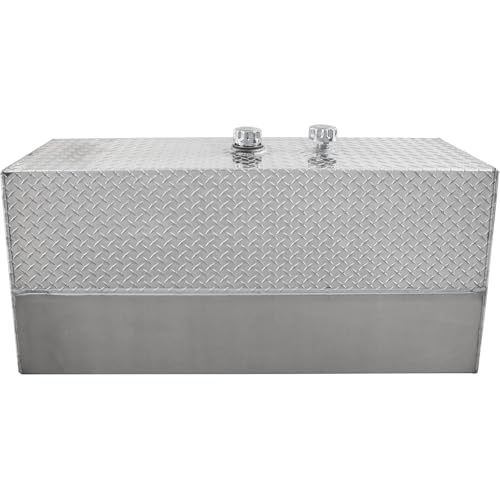 Buyers Products 70 Gallon UR70A Upright Aluminum Hydraulic Reservoir, Lightweight, With Baffles & Sight Gauge, Hydraulic Tank for Trucks