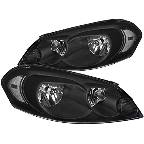 Spec-D Tuning Headlights- LH-IPA06JM-RS Black Also Fit 06-07 Monte Carlo CHEVROLET IMPALA 06-13
