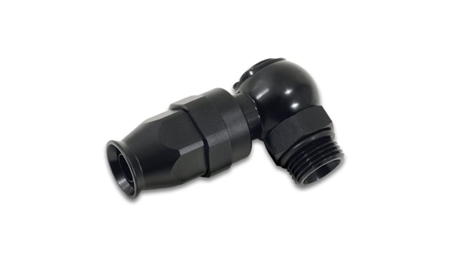 Banjo Hose End Vibrant Performance for PTFE Lined Flex Hose, Hose Size: -3 AN; B