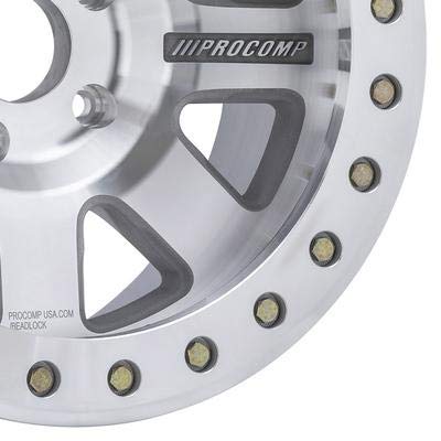 Trilogy Race Pro Comp Wheels Black Wheel with Machined Finish (17 x 9. inches /5 x 5 inches, -6 mm Offset)