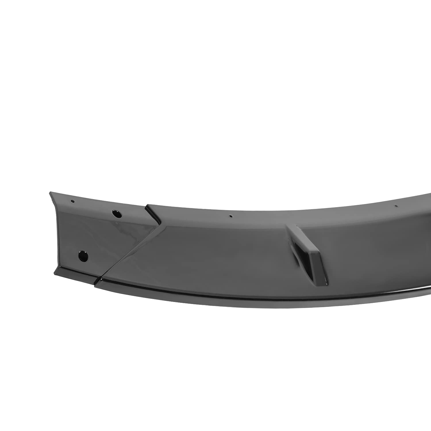 Glossy Black Spec-D Tuning Front Bumper Lip Spoiler Splitter Compatible with 2013-2017 Hyundai Veloster Turbo