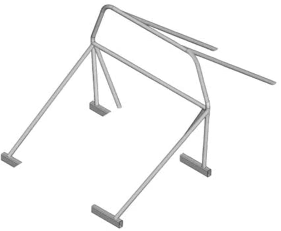 8 Pt Competition Engineering Complete Roll Bar Kit, Fits GM Pick Up 73-87 Squarebody, Mild Steel