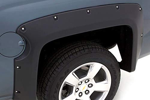 Lund Elite Series RX119TB Black Rivet Style Textured Fender Flare, 2 Piece