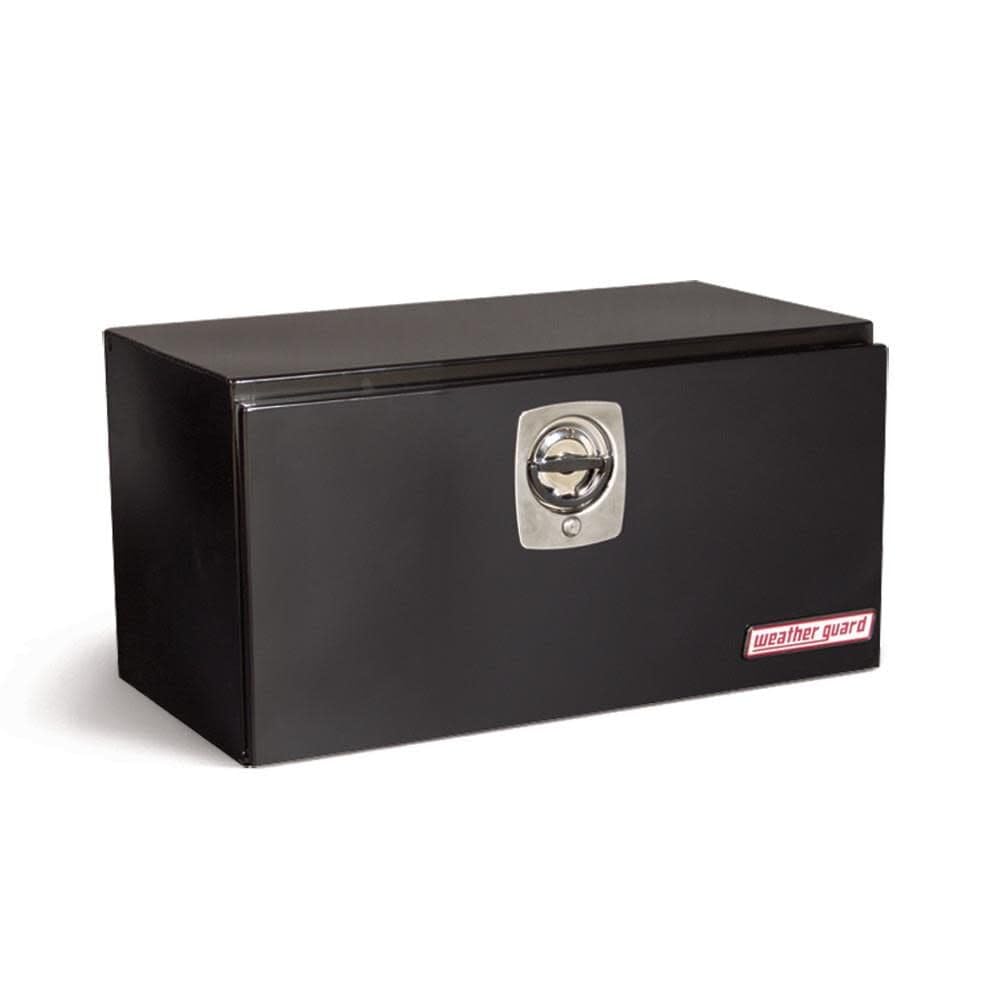 Underbed WEATHER GUARD Tool Box (530502, Steel, Gloss Black