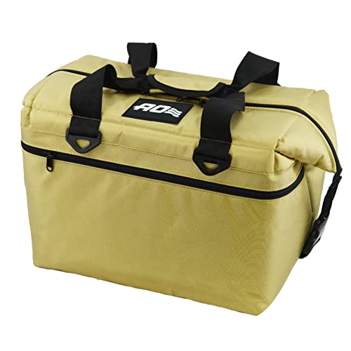 Ballistic Series AO Coolers Soft Cooler, Insulated and Leak Proof, 24-Pack, Gold