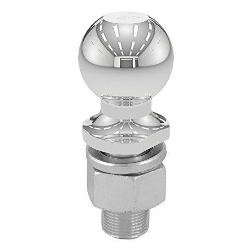 CURT Chrome Trailer Hitch Ball 40006, 10,000 lbs, 2-5/16-Inch Diameter, 1-1/4 x 2-5/8-Inch Shank