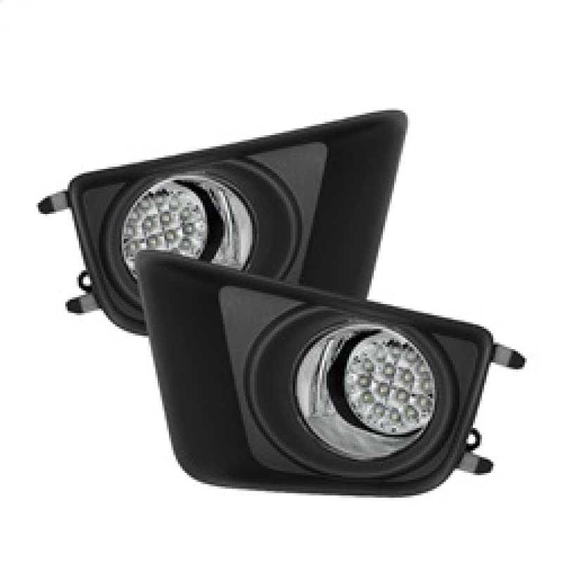 LED Fog Lights Black/Clear Spyder Auto 5075154