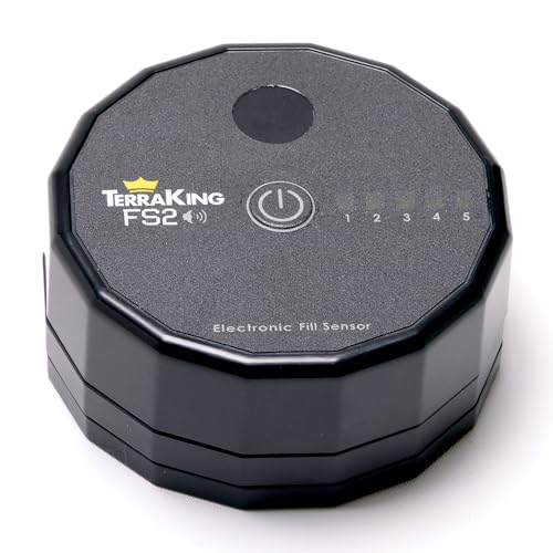 TerraKing FS2 TK95073 Material Collection Fill Sensor; Designed for Most Baggers or Leaf/Material Collection Systems; Rechargeable Battery, USB Cable Included