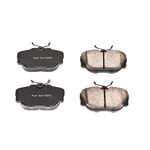 Power Stop Z16 16-493 Front Ceramic Brake Pads For BMW 318i BMW 3 BMW 3 BMW 325 BMW 325e BMW 325es BMW 325i BMW 325iX BMW 325is 190D 190E Saab 900 Saab 9000 1986-1989/Discovery [Model Specific]