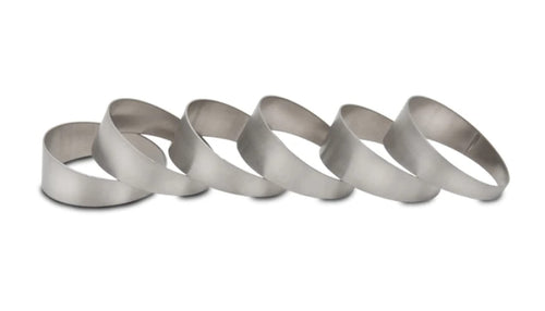 13525 Vibrant Power Pie Cuts, CP1 Titanium, Natural, 2.50 in. Outside Diameter, 2.50 in. Centerline Radius, 15 degree per cut, Set of 6