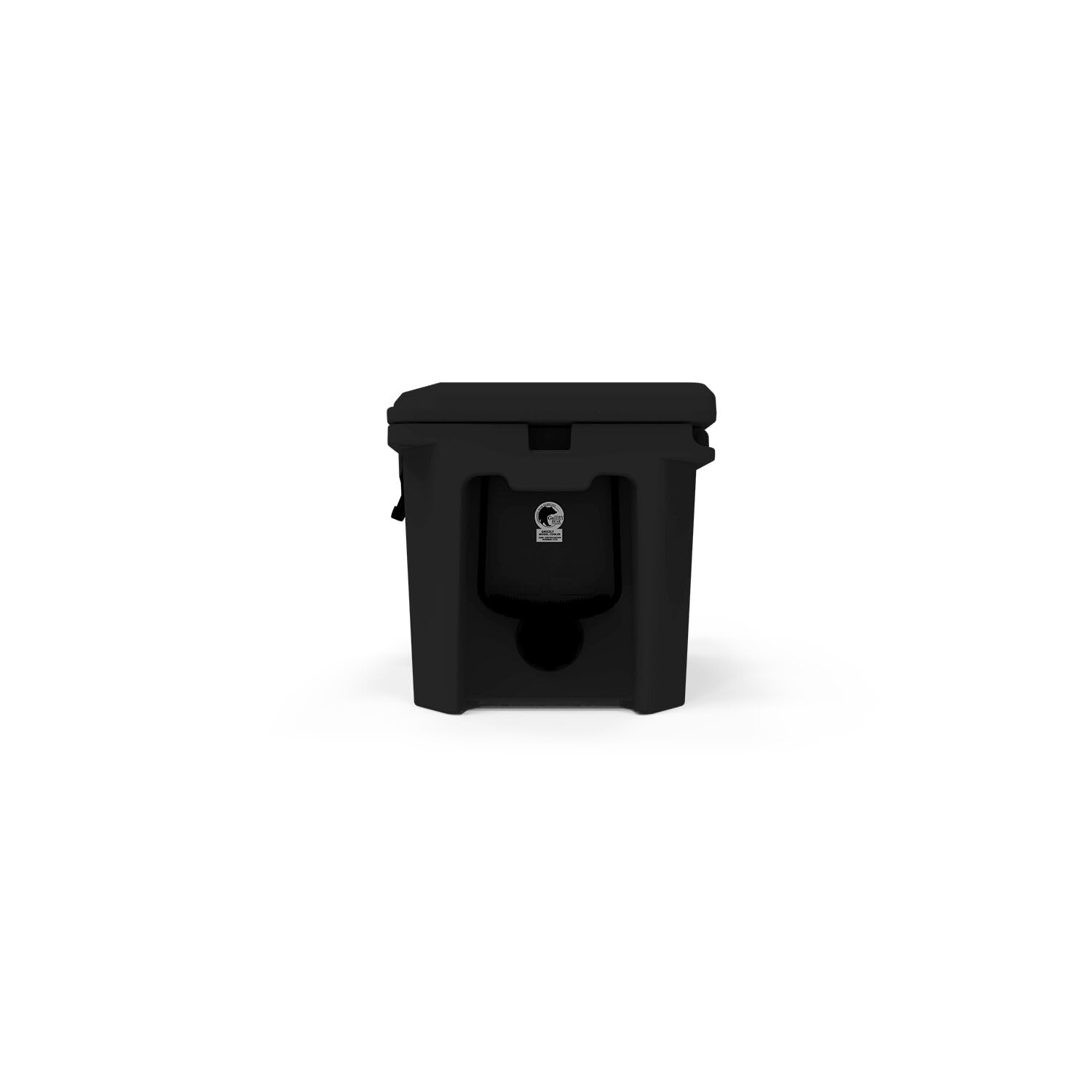 45 Cooler Grizzly | 45 qt Ice Chest Durable Rotomolded Insulated | Made in The USA | Warranty for Life | for Beach Boat Camping Fishing Hunting | G45 | Blackout