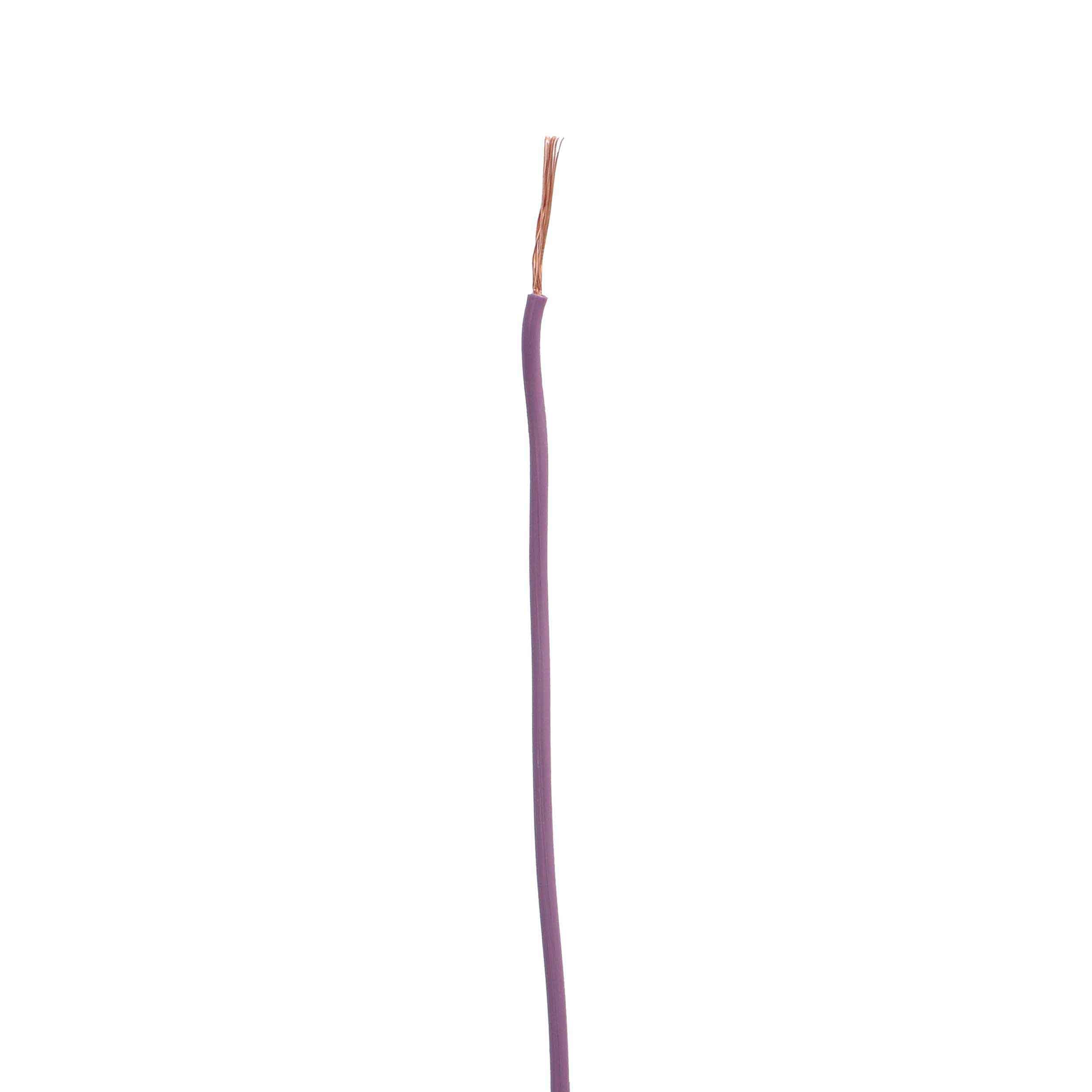 14 Ga Install Bay GPT All Copper Primary Wire Purple - Coil of 500 Ft