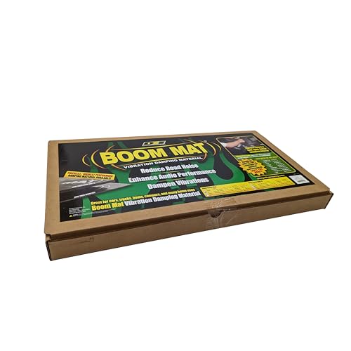 Boom Mat Design Engineering Sound Deadening Material with Adhesive Backing | 2mm 12.5" x 24" (Pack of 10)