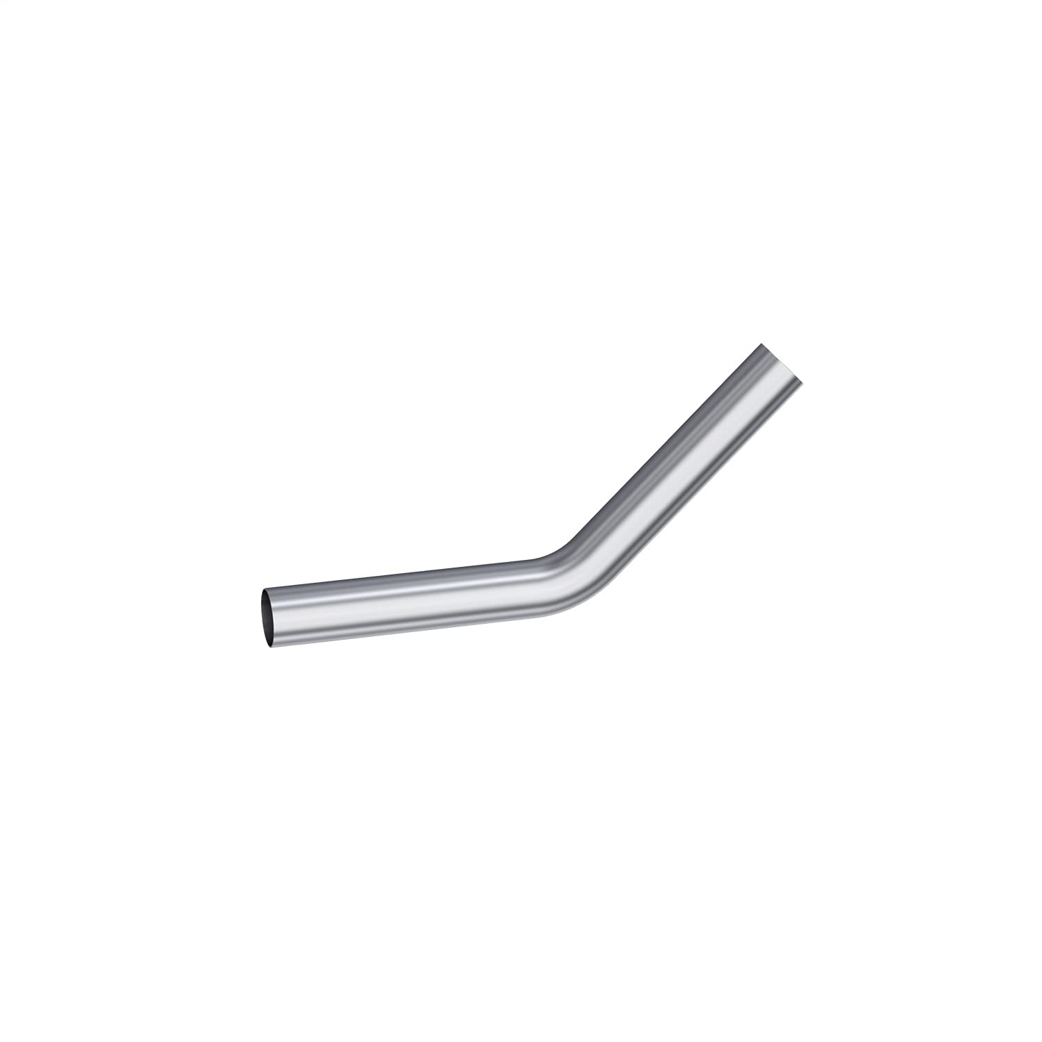 MBRP Pro Series MB1006 2.5" Diameter -45 Degrees Bend 12" Legs T304 Stainless Steel Smooth Mandrel Bend Pipe
