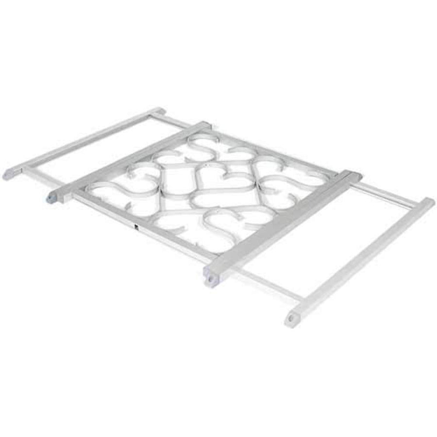 Camco RV Screen Door Grille Deluxe Aluminum | Adds a Sturdy Feel to The Door RV | Adjusts from 20-inches to 32-inches Wide | (43991)