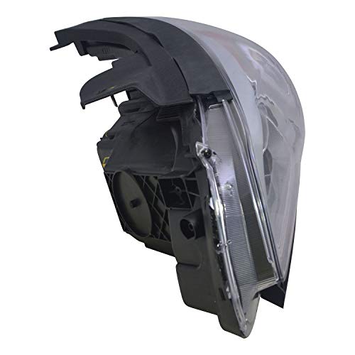Left TYC Headlight Assembly Compatible with 2015-2016 Hyundai Santa Fe