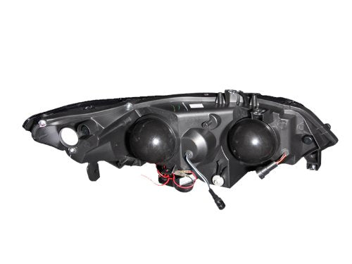 Honda Civic Anzo USA 121061 Projector with Halo Chrome Headlight Assembly - (Sold in Pairs)