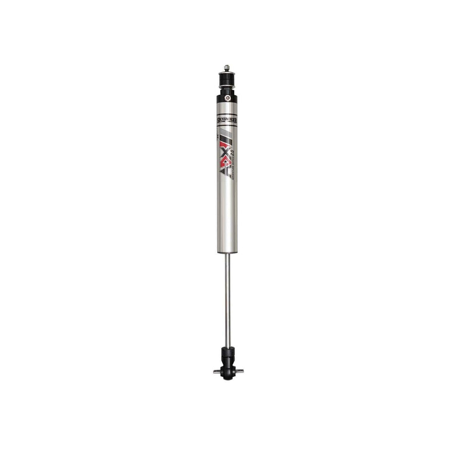 Skyjacker Monotube Shock, 18.2 in Compressed / 28.8 in Extended, Front, Aluminum, Silver Anodized, compatible with Jeep Cherokee/Wrangler TJ 1984-2006, Each