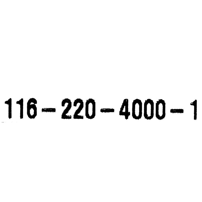 Hump Hose Sierra 116-220-4000-1, 1 Pack