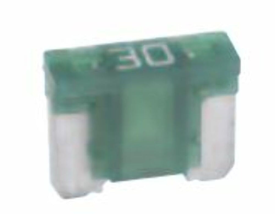 Bussmann 30 Amp BP/ATM-30LP-RP Low Profile ATM Blade Fuse, 5 Pack