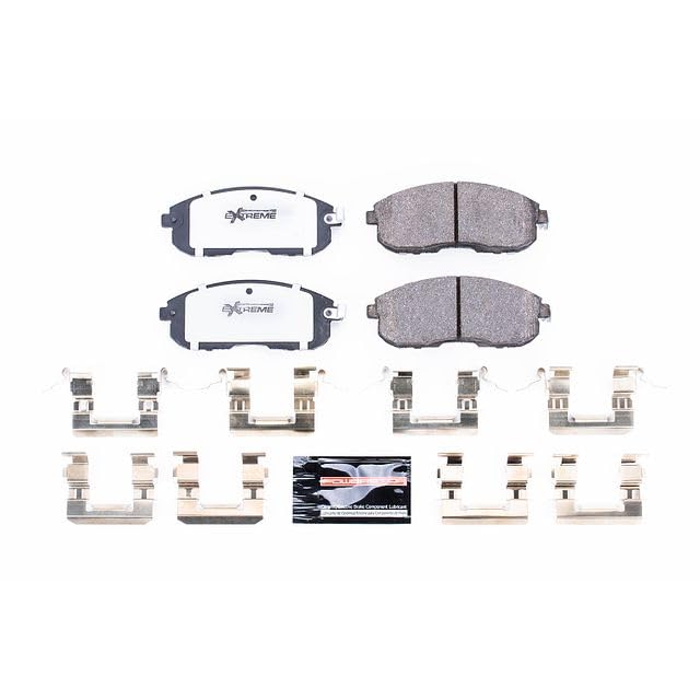 Power Stop Z26-815A Brake Pad Extreme Performance For Infiniti I30 I35 | Nissan Altima Cube Maxima Sentra Versa | Suzuki SX4 New Formulation
