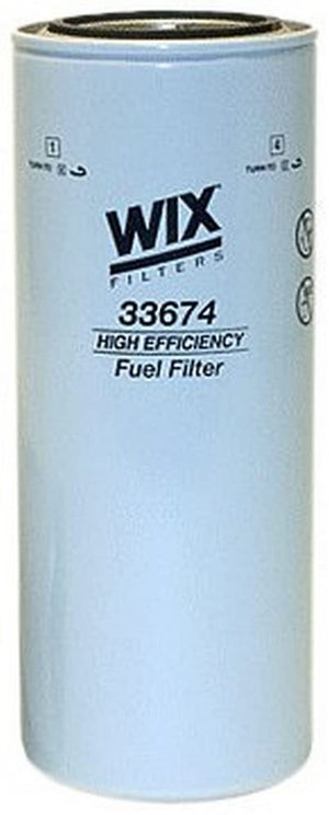 33674 WIX Filters Heavy Duty Spin-On Fuel Filter, Pack of 1