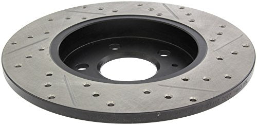 Sport Drilled/Slotted Brake Rotor StopTech 127.33097R (Rear Right), 1 Pack
