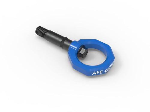 aFe Power aFe Control 450-721002-L Rear Tow Hook, Blue, for 2020-2021 Toyota GR Supra (A90)