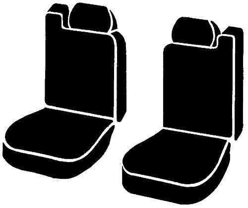 Fia TRS40 Solid Wrangler TRS48-15 Gray Seat Cover (Front Bucket Seats/Saddle Blanket)