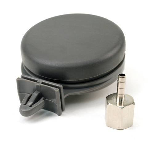 VIAIR Air Filter Assembly Remote Inlet, Gray Plastic Housing (1/4" x 1/4" Tube Fitting, NPT), P/N 92621