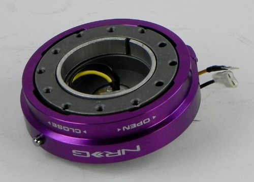 Purple NRG Short Steering Wheel Quick Release Kit - Part # SRK-400PP