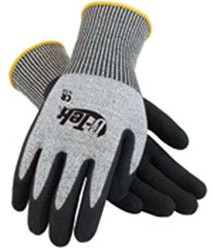 Seamless Knit PolyKor® G-Tek 16-350/XXL Blended with Double-Dipped Nitrile Coated MicroSurface Grip on Palm & Fingers