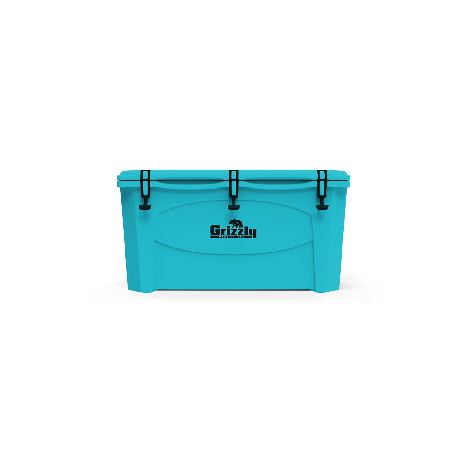 100 Cooler Grizzly | 100 qt Ice Chest Durable Rotomolded Insulated | Made in USA | Warranty for Life | for Beach Boat Camping Fishing Hunting | G100 | Teal
