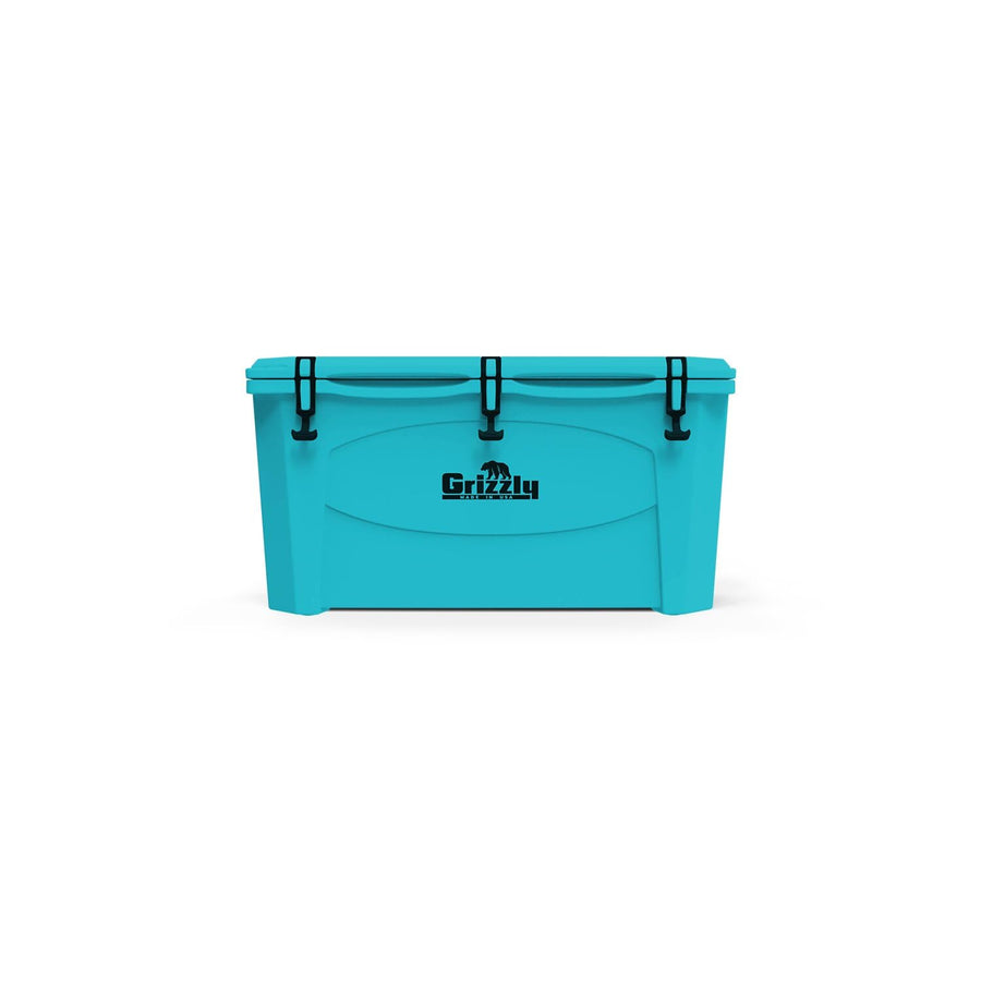 100 Cooler Grizzly | 100 qt Ice Chest Durable Rotomolded Insulated | Made in USA | Warranty for Life | for Beach Boat Camping Fishing Hunting | G100 | Teal